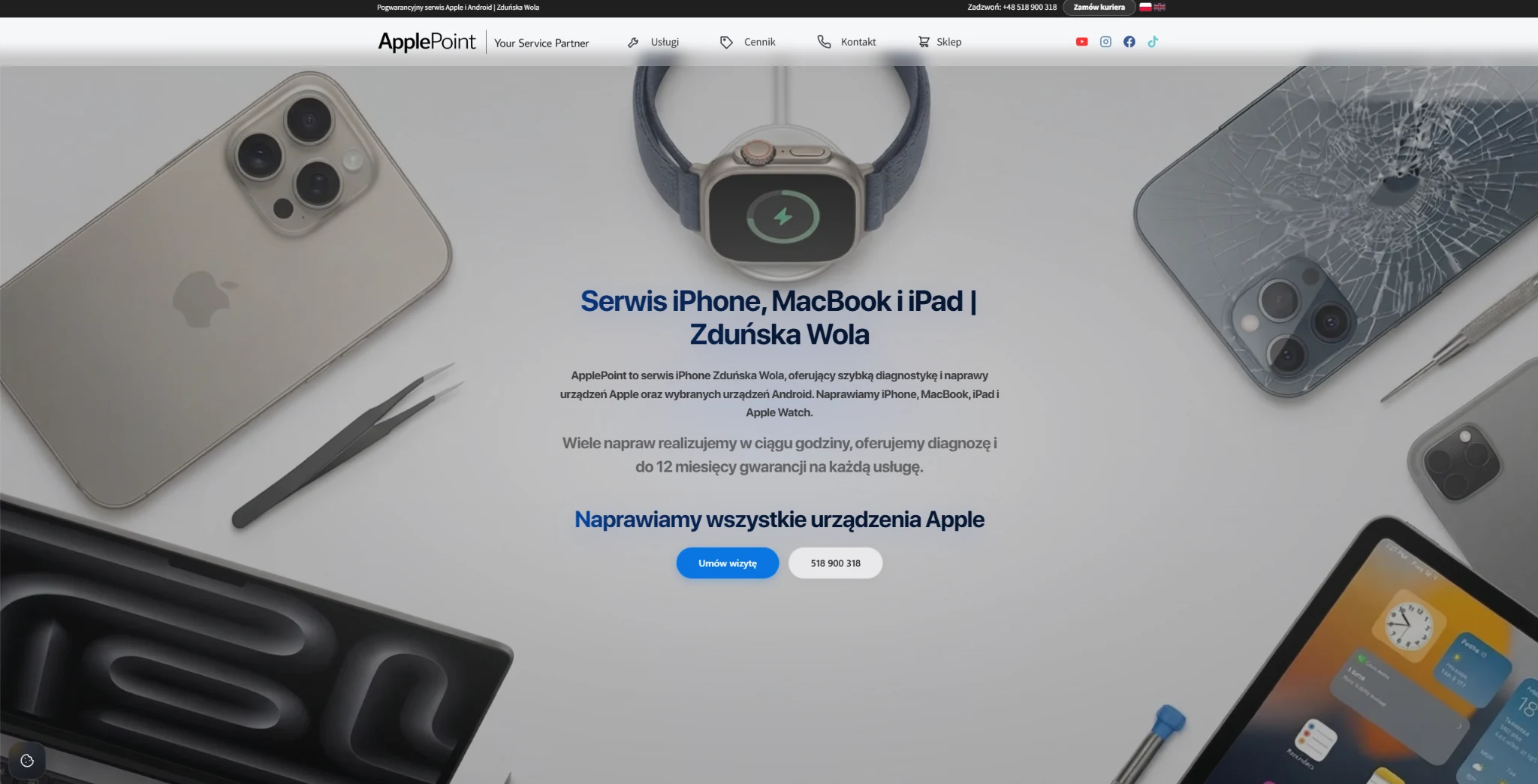 Strona internetowa ApplePoint